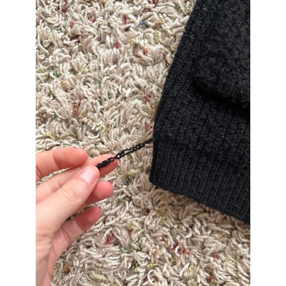 Maurices Black Open Front Cardigan Waist Length Size Small - Picture 2 of 4